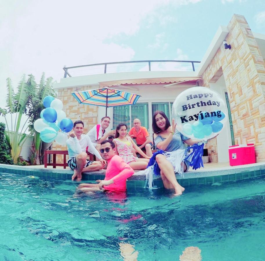 Rocky Party Pool Villa Huahin 3 Bedrooom With Bbq & Karaoke Eksteriør billede